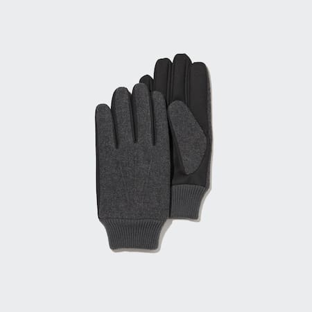 Gefütterte HEATTECH Tweed Thermo Handschuhe