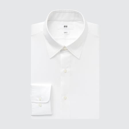 Easy Care Broadcloth Slim Fit Stretch Shirt (Regular Collar)