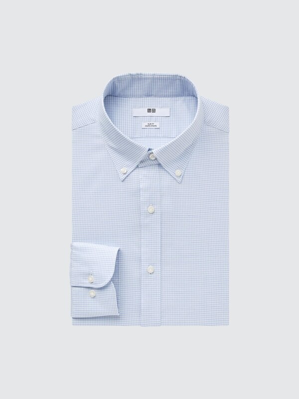 Easy Care Stretch Slim-Fit Shirt | Checked
