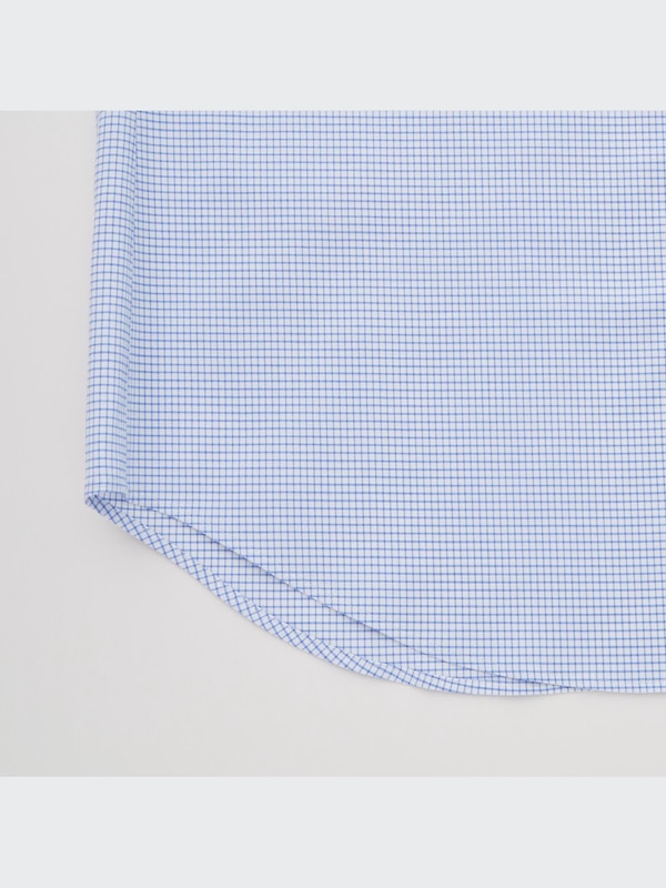 Fine cloth easy care checked SSF L/S shirt C SW N/P