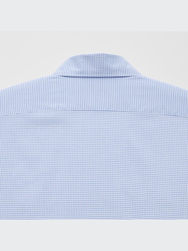 Fine cloth easy care checked SSF L/S shirt C SW N/P
