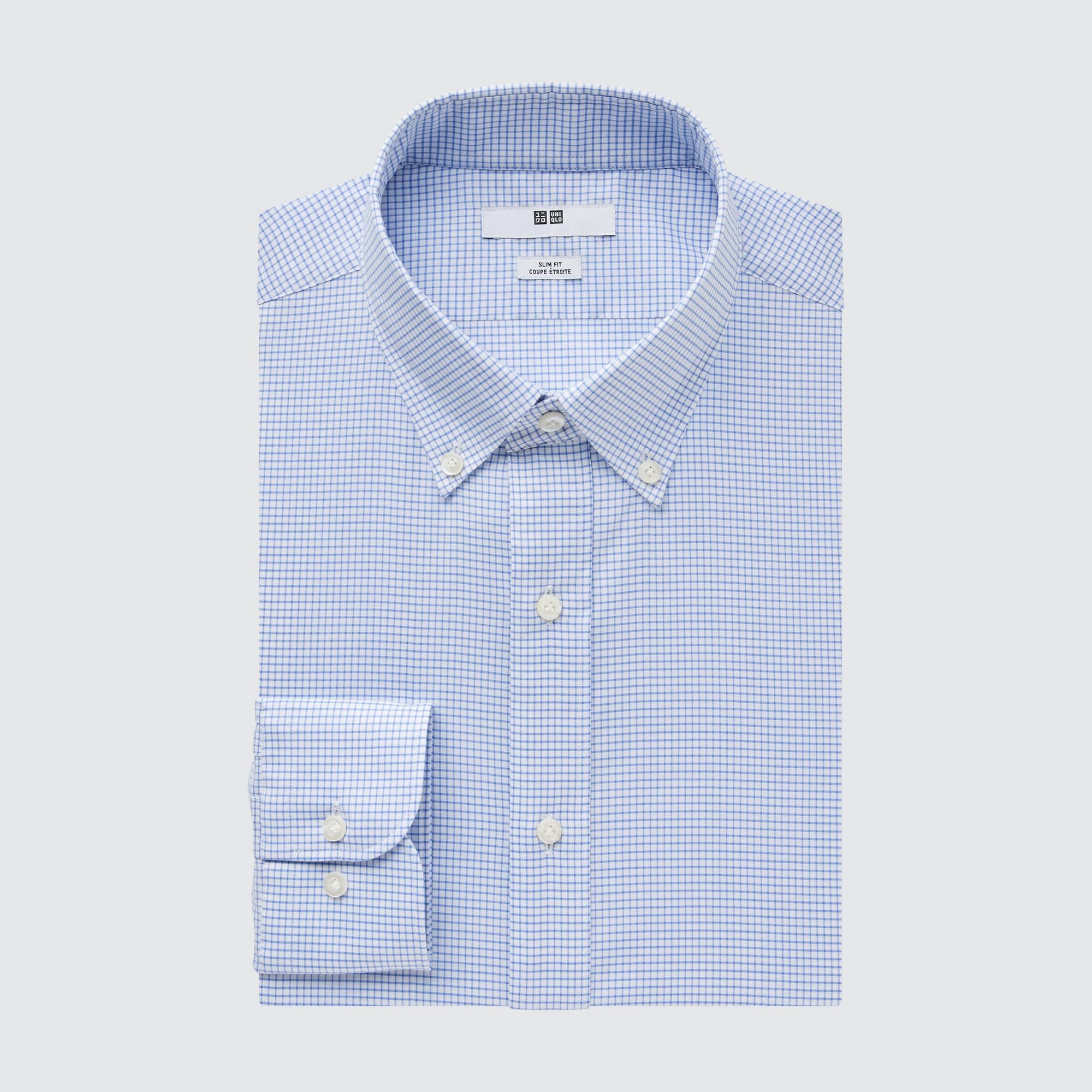 Easy Care Stretch Slim-Fit Long-Sleeve Shirt | UNIQLO US