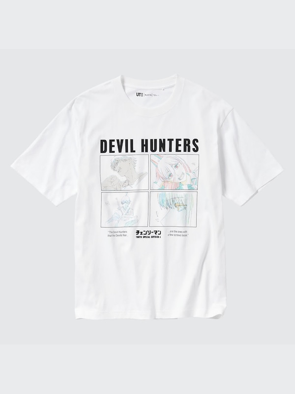 Chainsaw Man × Kosuke Kawamura UT (Oversized Short-Sleeve Graphic T-Shirt) (Devil Hunters)