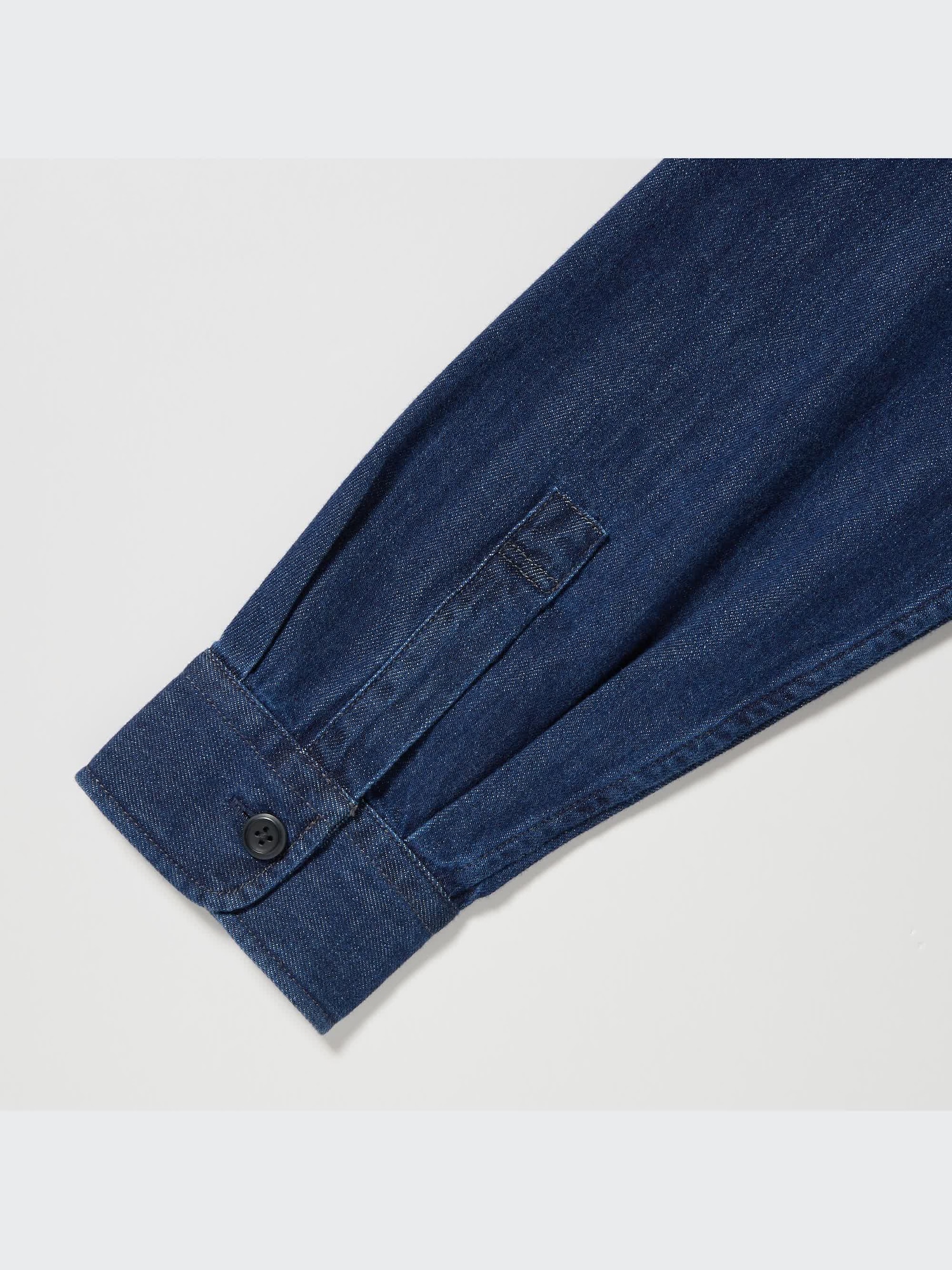 【U LAN】Damage relief over washing denim shirt Damage relief over washing denim shirt - ULAN | 60% - Asian