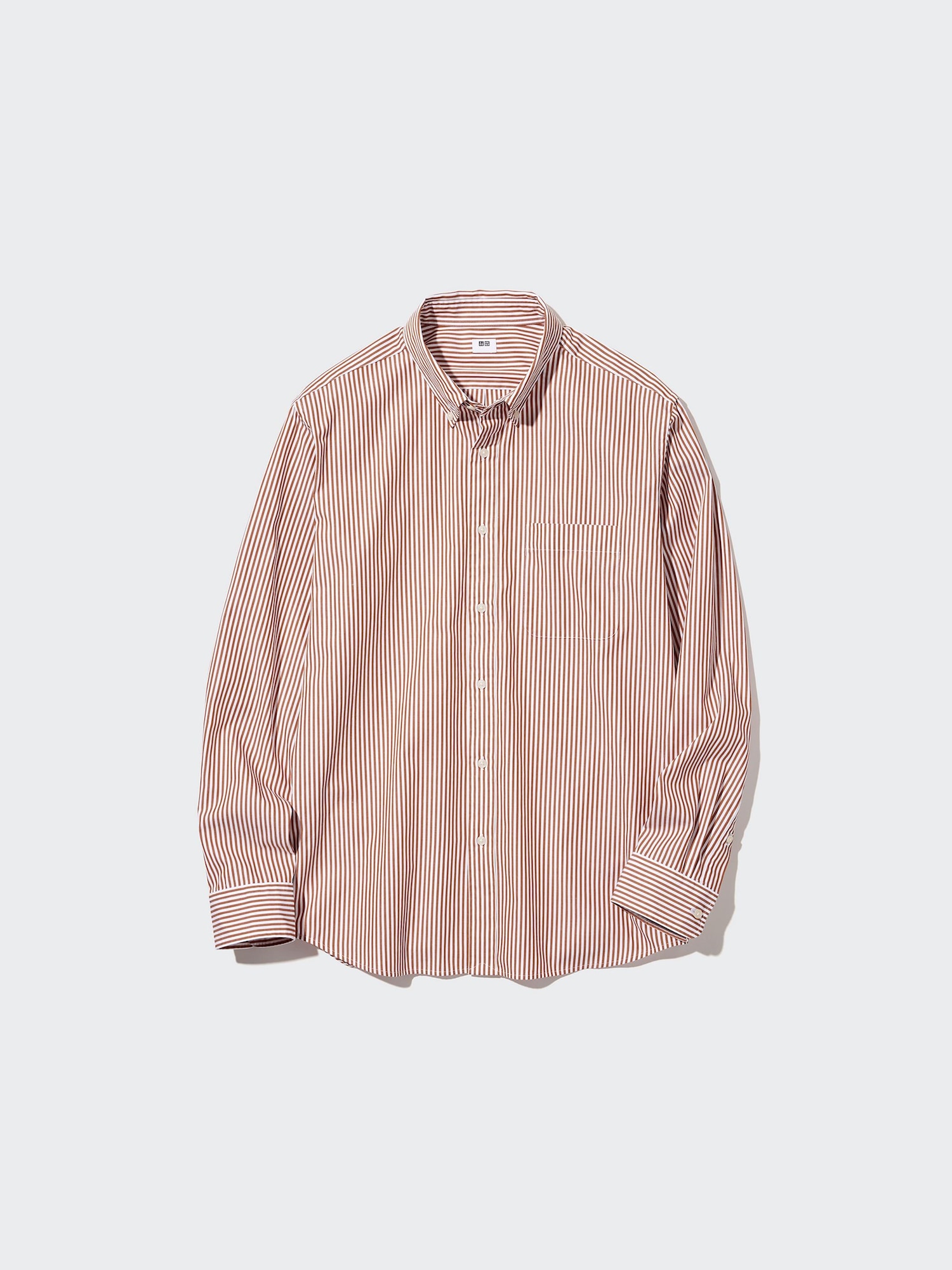 Broadcloth Gathered-sleeve Long Shirt