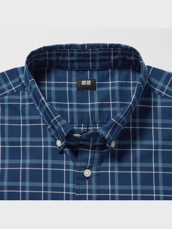 CHEMISE EN POPELINE DE COTON EXTRA-FINE MANCHES LONGUES