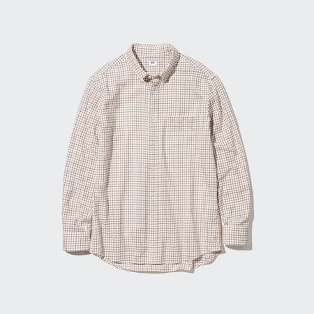 Flannel Regular Fit Checked Shirt (Button-Down Collar)
