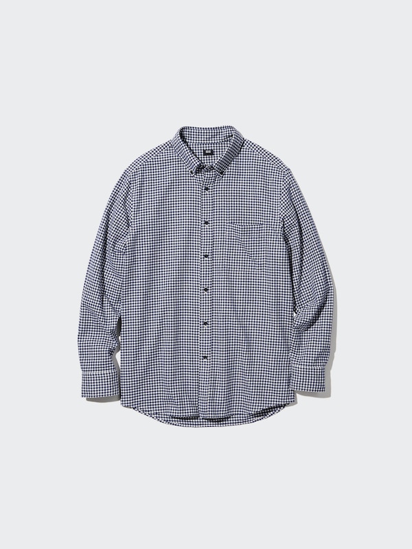 Flannel Regular Fit Checked Shirt (Button-Down Collar)
