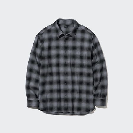 Flannel Regular Fit Checked Shirt (Regular Collar)