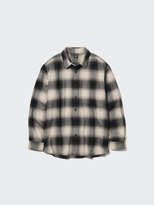 FLANNEL CHECKED LONG SLEEVE SHIRT