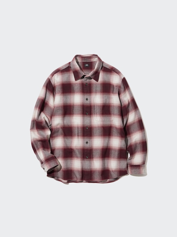FLANNEL CHECKED LONG SLEEVE SHIRT