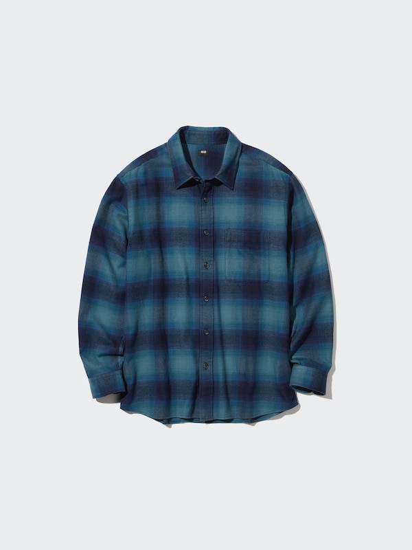 Flannel Regular Fit Shirt (Check, Regular Collar)
