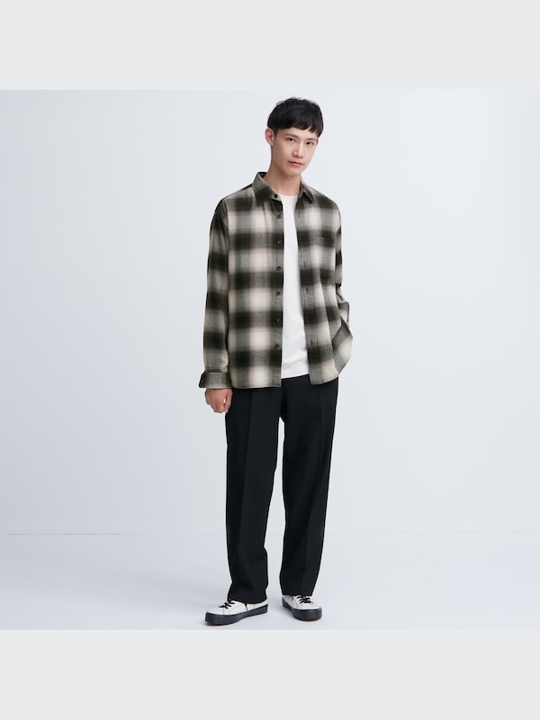 FLANNEL CHECKED LONG SLEEVE SHIRT