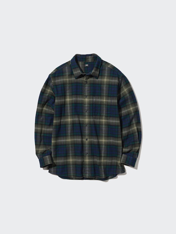 FLANNEL CHECKED LONG SLEEVE SHIRT