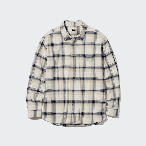 MEN'S FLANNEL CHECKED LONG SLEEVE SHIRT