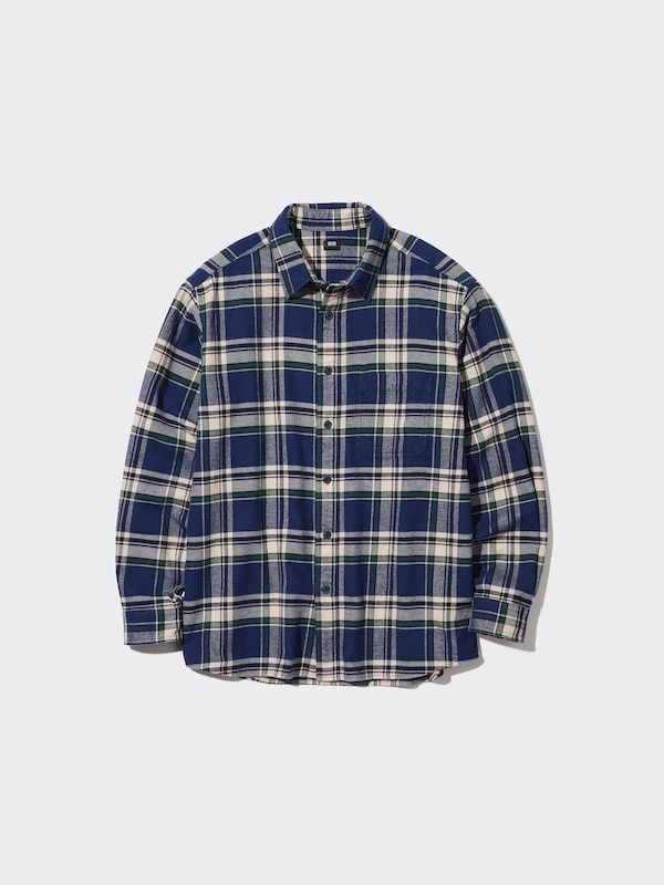 FLANNEL CHECKED LONG SLEEVE SHIRT