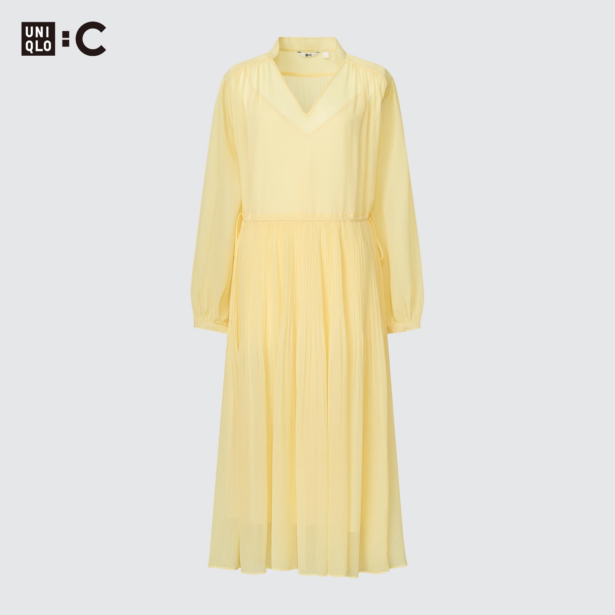 Uniqlo 2024 yellow dress