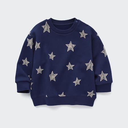 Toddler Fleece Star Print Pullover