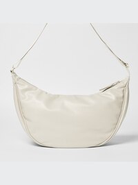 Faux Leather Round Shoulder Bag