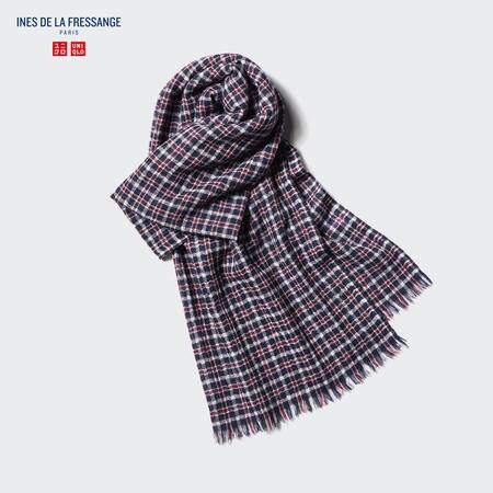 100% Cashmere Checked Stole