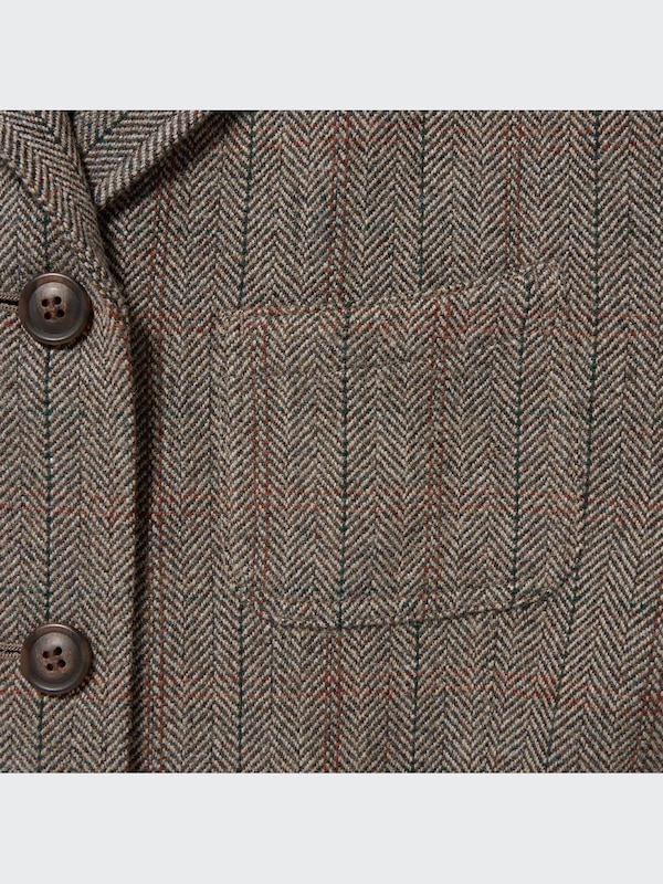 Tweed Checked Coverall