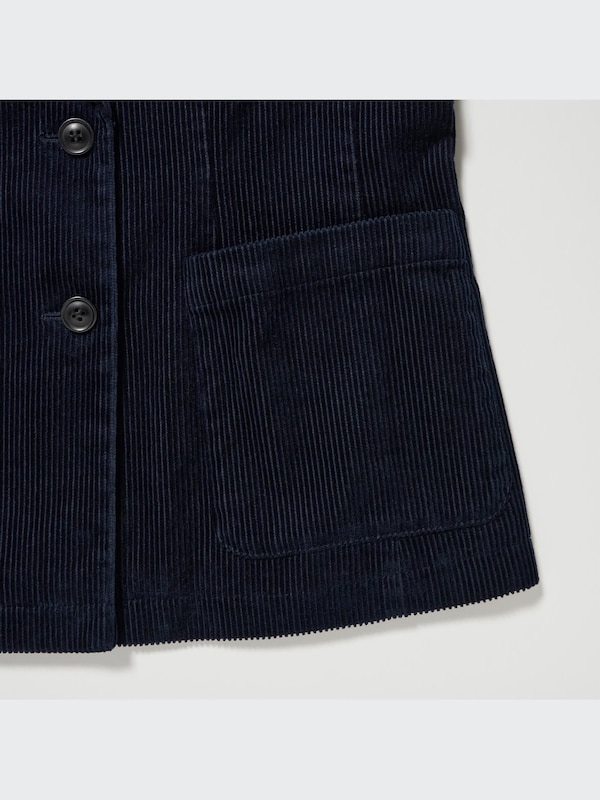 Corduroy Double-Breasted Jacket