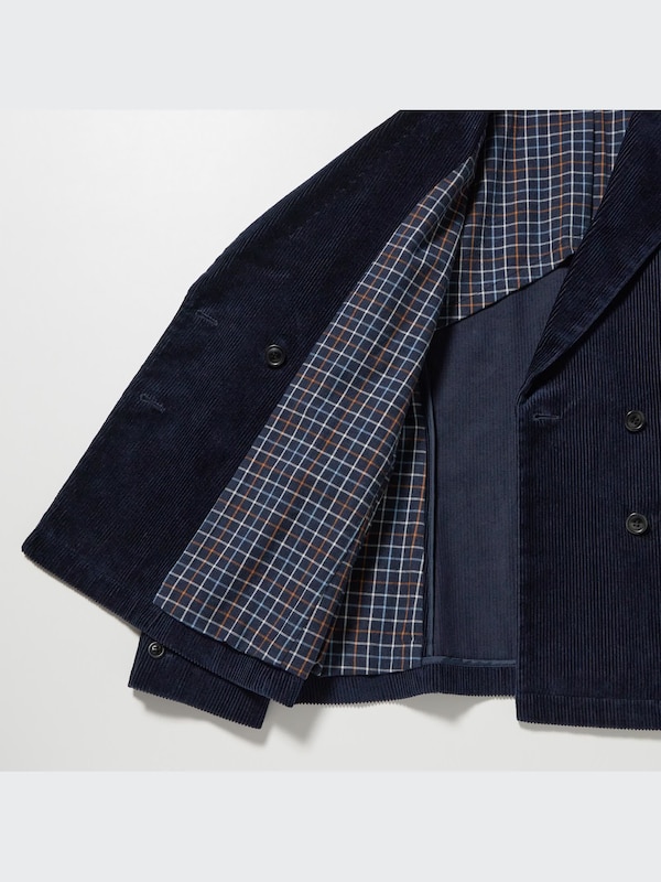 Corduroy Double-Breasted Jacket