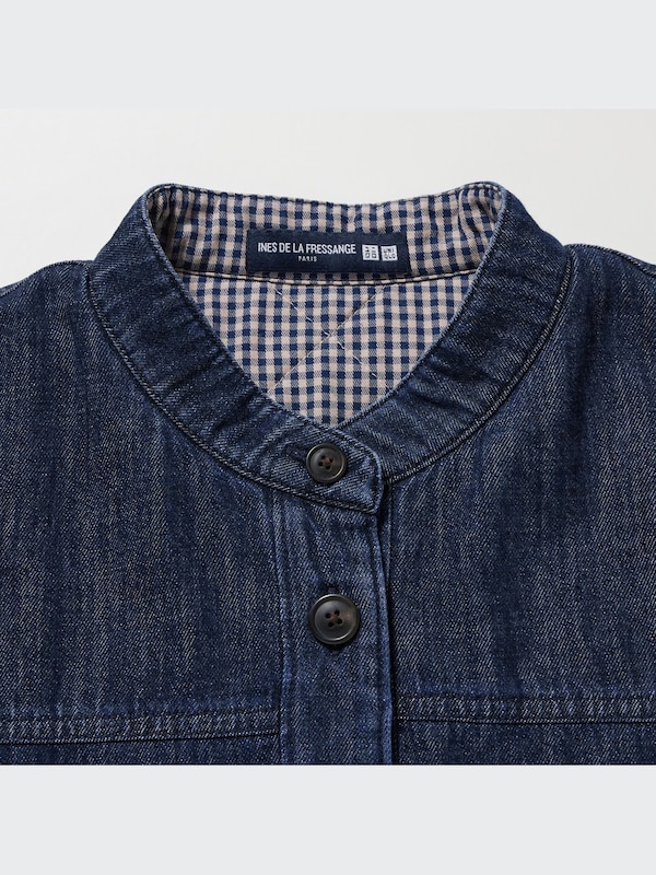 Denim Padded Shirt Jacket