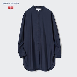 Cotton Silk Long-Sleeve Tunic (Ines de la Fressange)