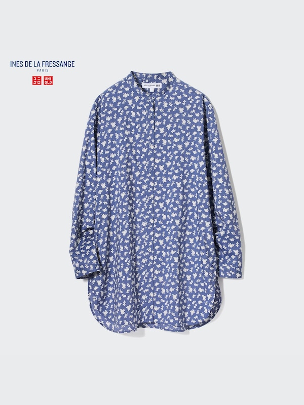 Cotton Silk Long-Sleeve Tunic