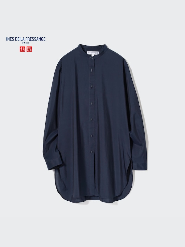 Cotton Silk Long-Sleeve Tunic