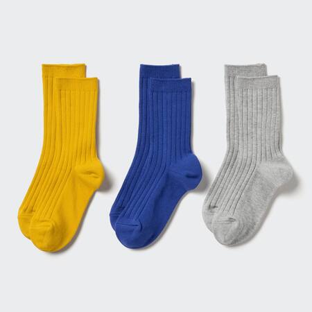 Kids Colourful Regular Socks (Three Pairs)