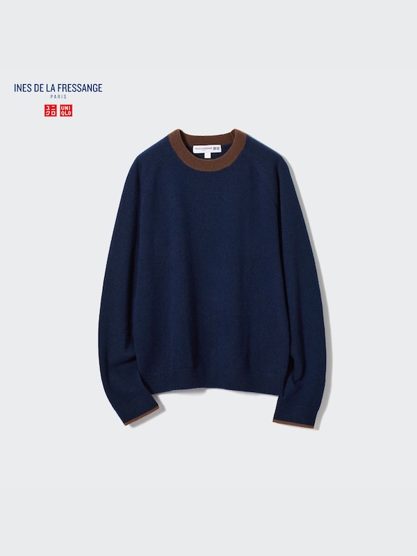 Cashmere Crew Neck Long-Sleeve Sweater