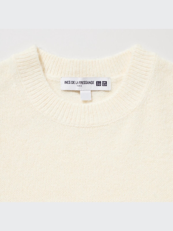Crew Neck Puff Long-Sleeve Sweater