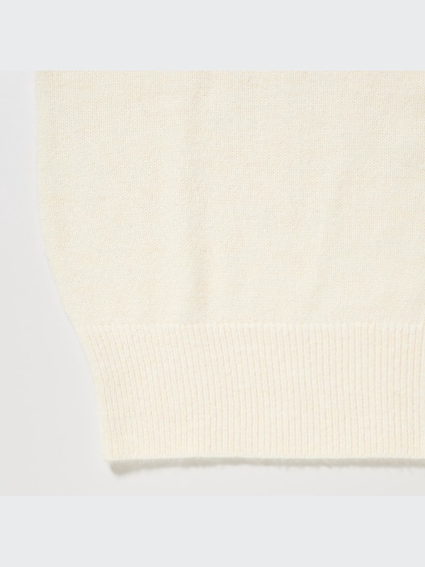 Crew Neck Puff Long-Sleeve Sweater