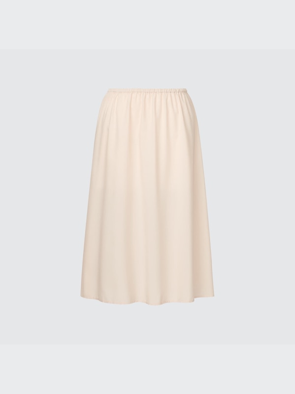 Pleated Color Block Skirt