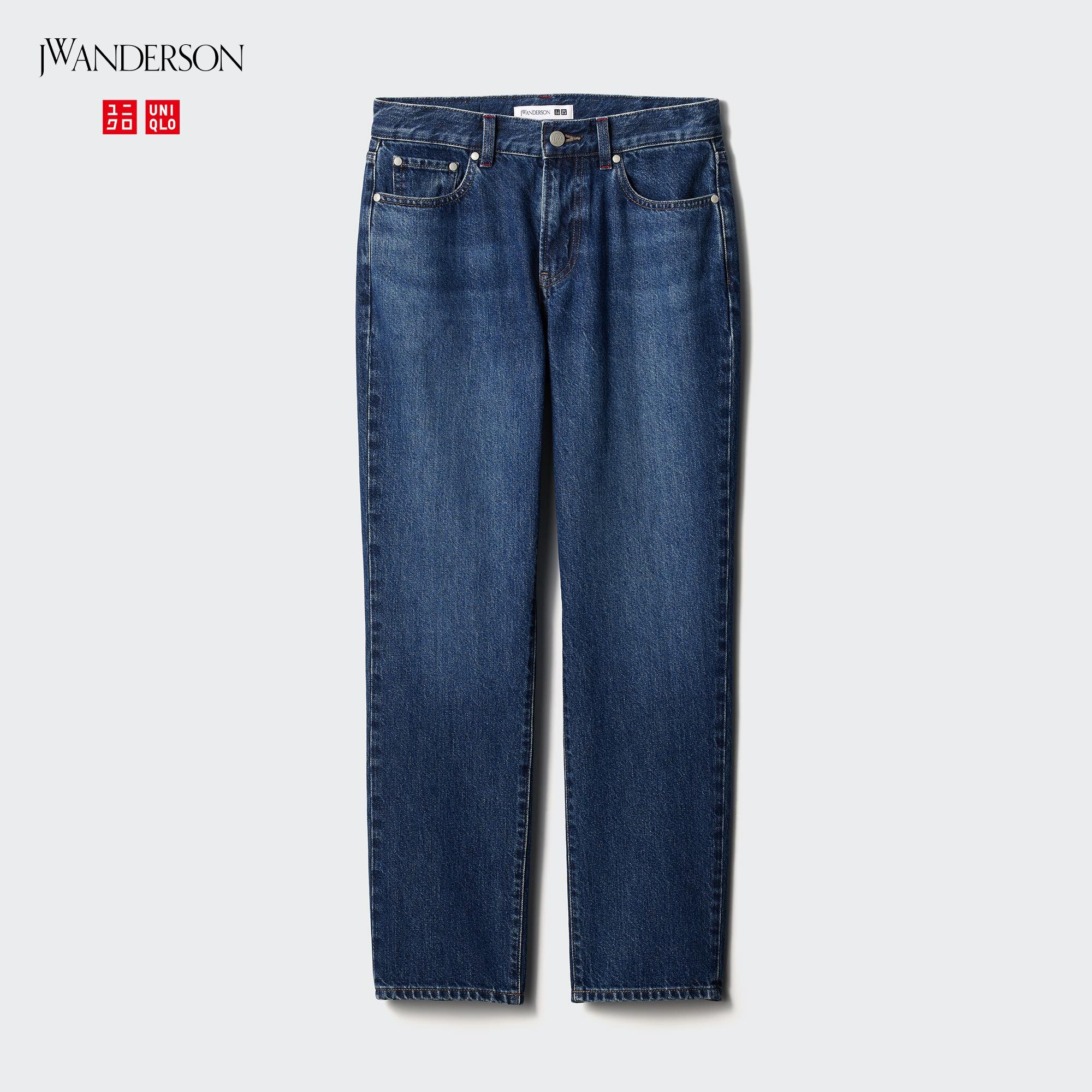 Uniqlo slim best sale fit straight jeans