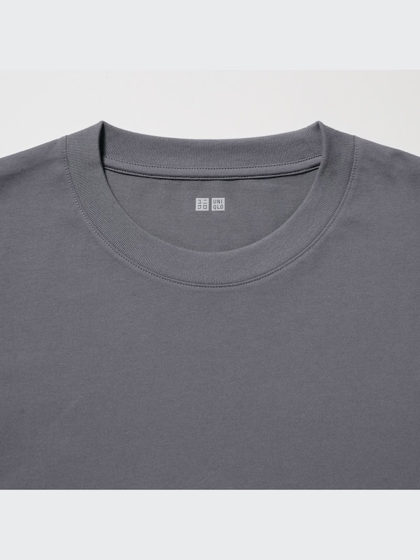 AIRism Cotton UV Protection Crew Neck Long-Sleeve T-Shirt