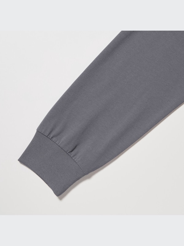 AIRism Cotton UV Protection Crew Neck Long-Sleeve T-Shirt