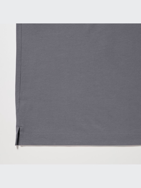 AIRism Cotton UV Protection Crew Neck Long-Sleeve T-Shirt
