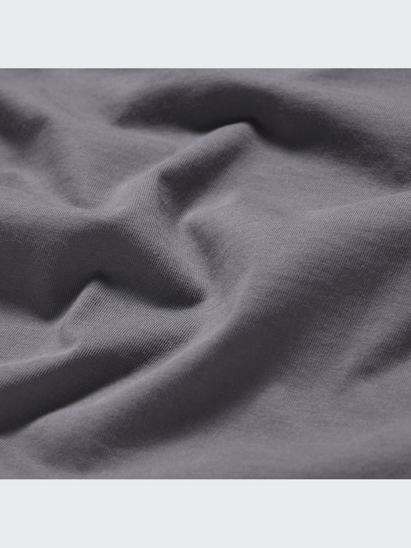 AIRism Cotton UV Protection Crew Neck Long-Sleeve T-Shirt