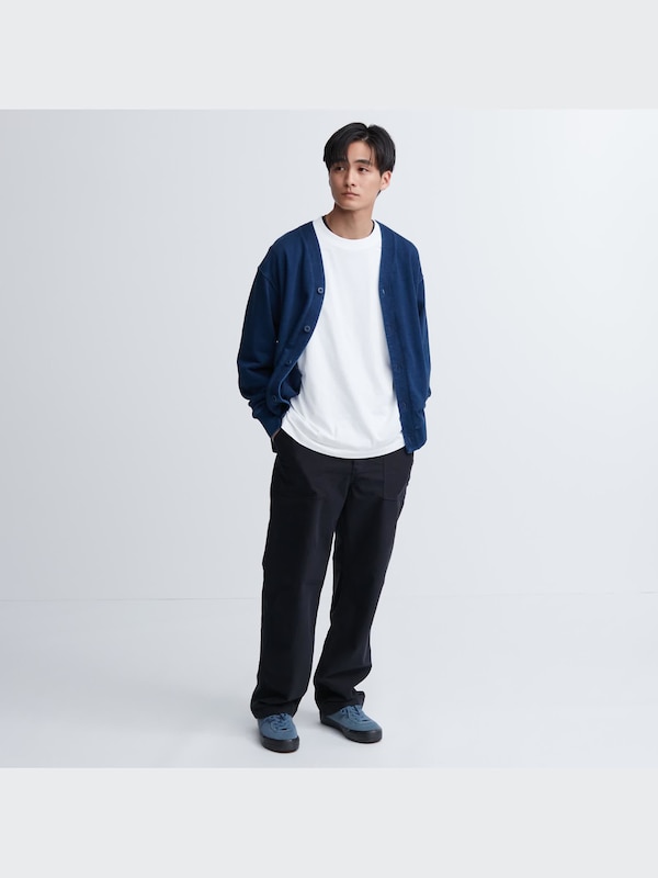 AIRism Cotton UV Protection Crew Neck Long-Sleeve T-Shirt