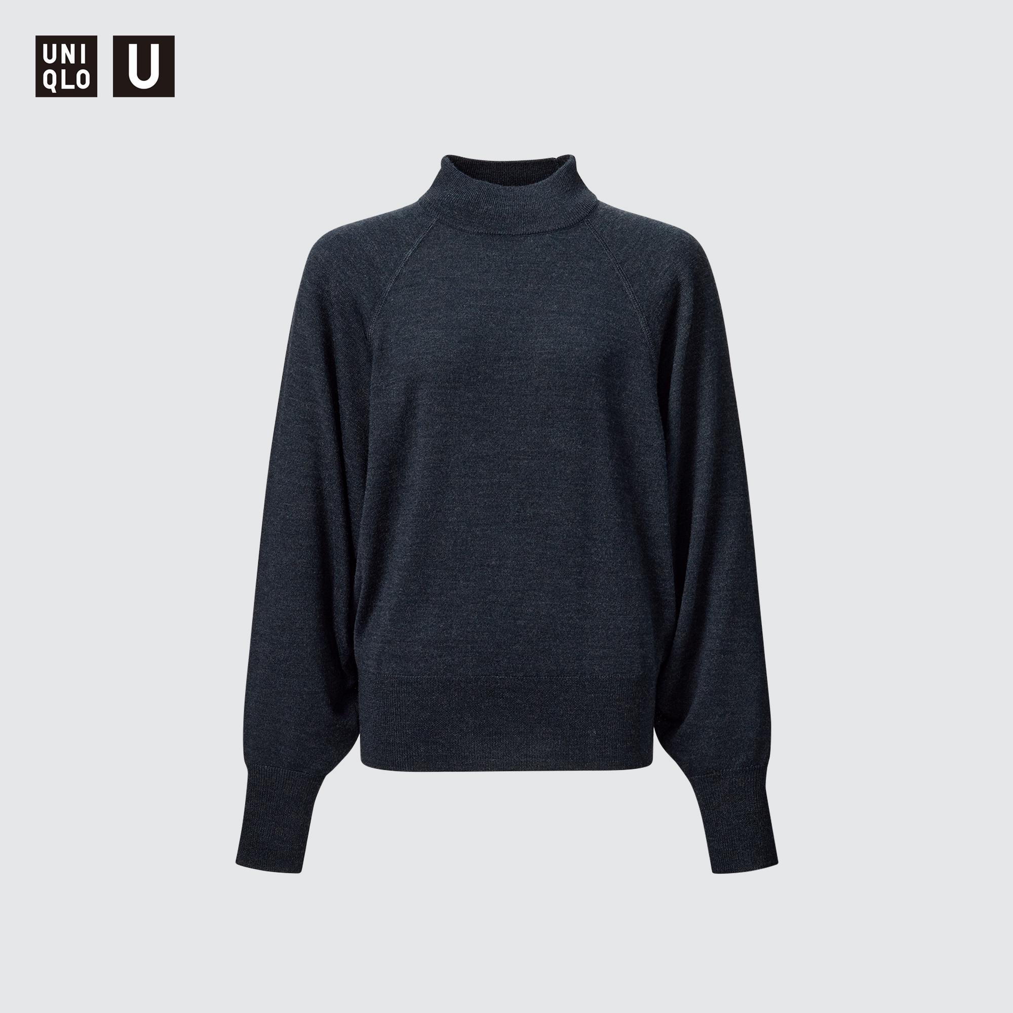 Merino Blend Volume Long-Sleeve Sweater | UNIQLO US