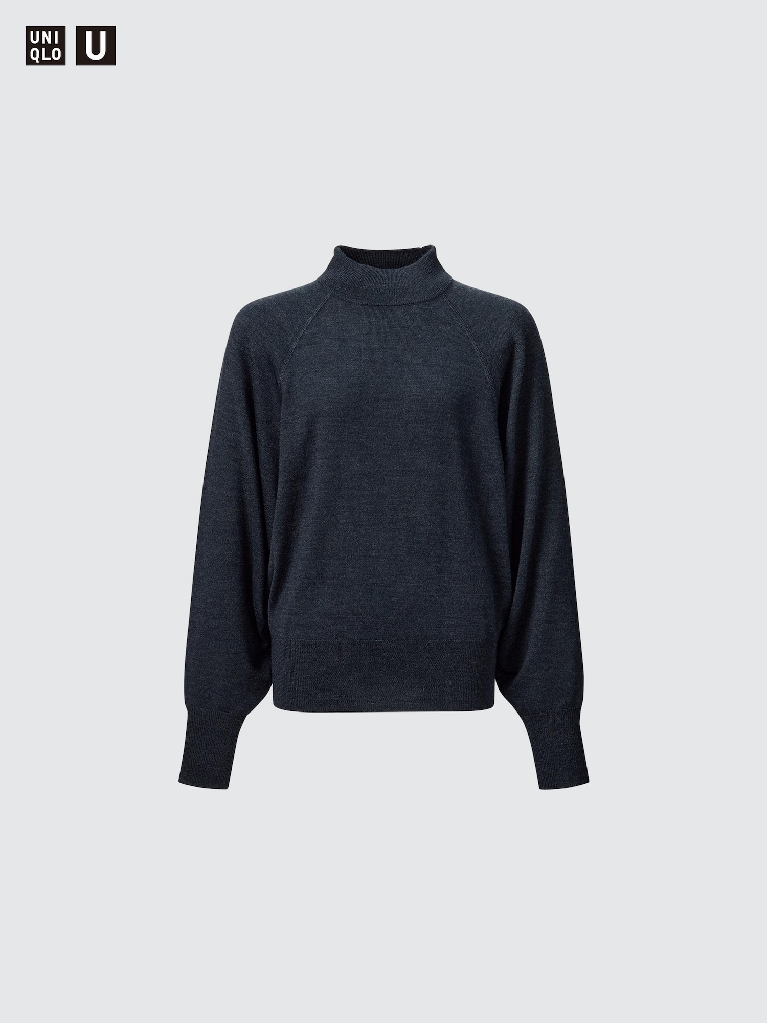 Uniqlo XXL 2XL Black 100% Merino Wool Crew hotsell Neck Long Sleeve Pullover Sweater Top