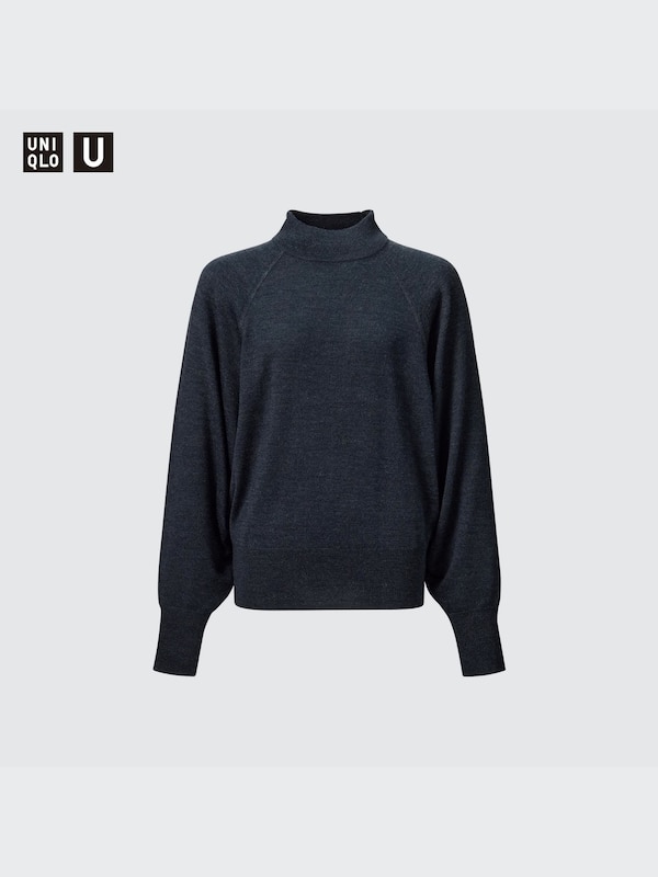 MERINO BLEND VOLUME LONG SLEEVE SWEATER