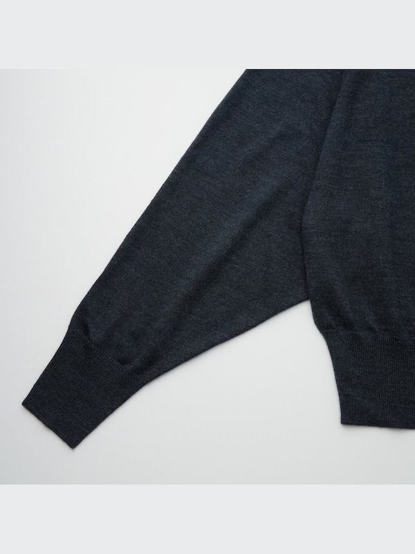 MERINO BLEND VOLUME LONG SLEEVE SWEATER