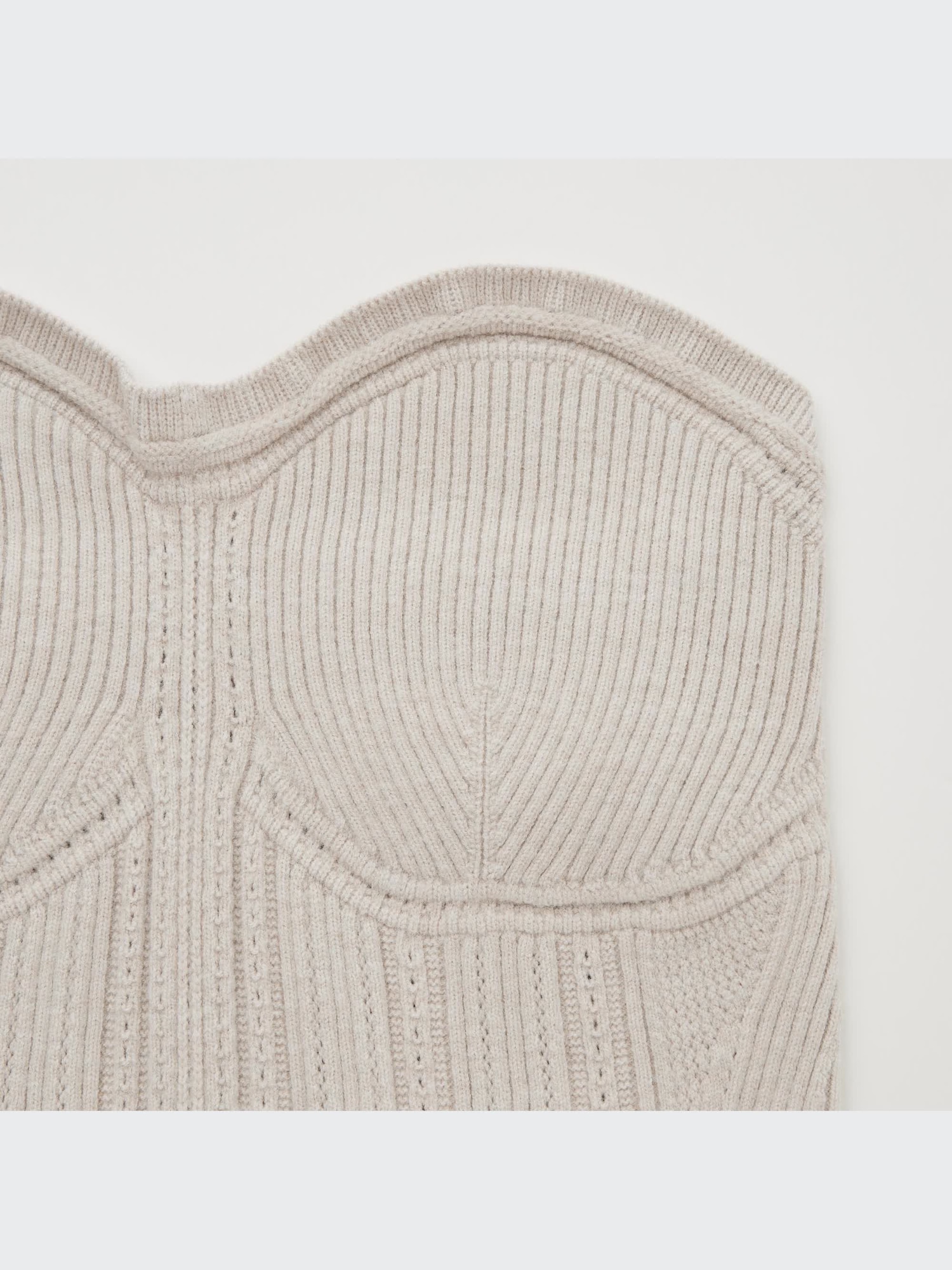 HYKE - HYKE / ハイク | 2023AW | C/C KNIT THERMAL BUSTIER TOP