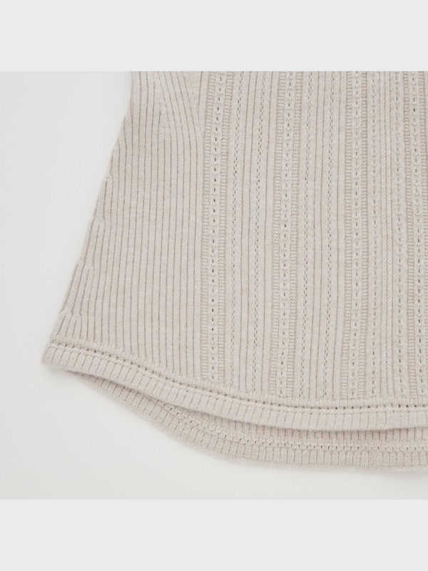 3D Knit Souffle Yarn Ribbed Bustier