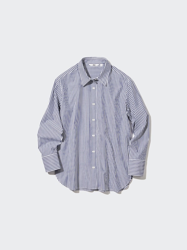 Cotton Striped Long-Sleeve Shirt