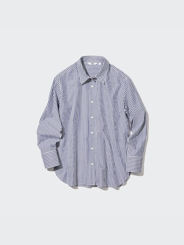Cotton Striped Long-Sleeve Shirt